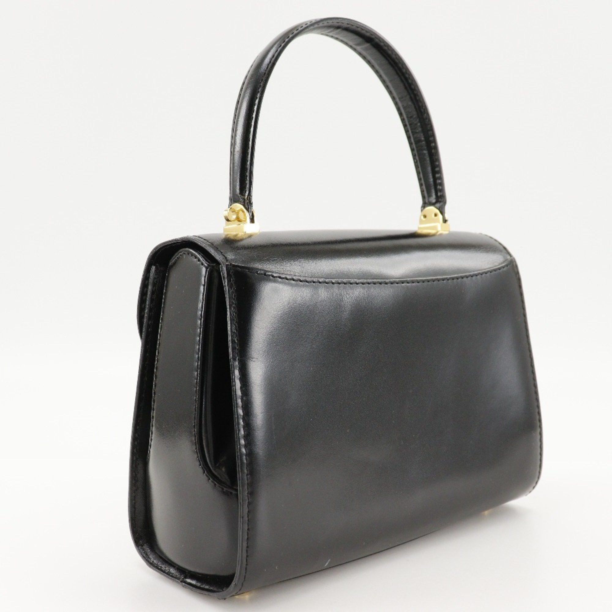 Bally BALLY One-handle handbag shoulder bag calfskin black 2way One handle ladies Size ONE SIZE - 3 Thumbnail