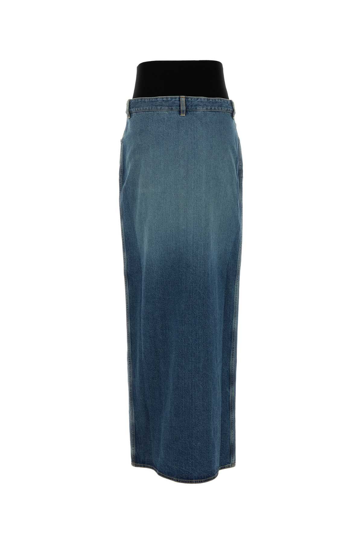 Alaia Denim Skirt Size 28" / US 6 / IT 42 - 2 Thumbnail
