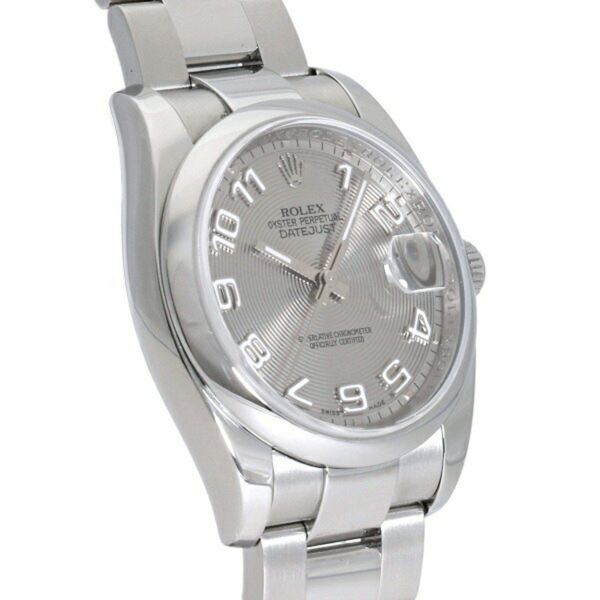 Rolex Rolex Datejust 36 116200 Silver Arabic Dial Men's Watch __ Size ONE SIZE - 2 Thumbnail