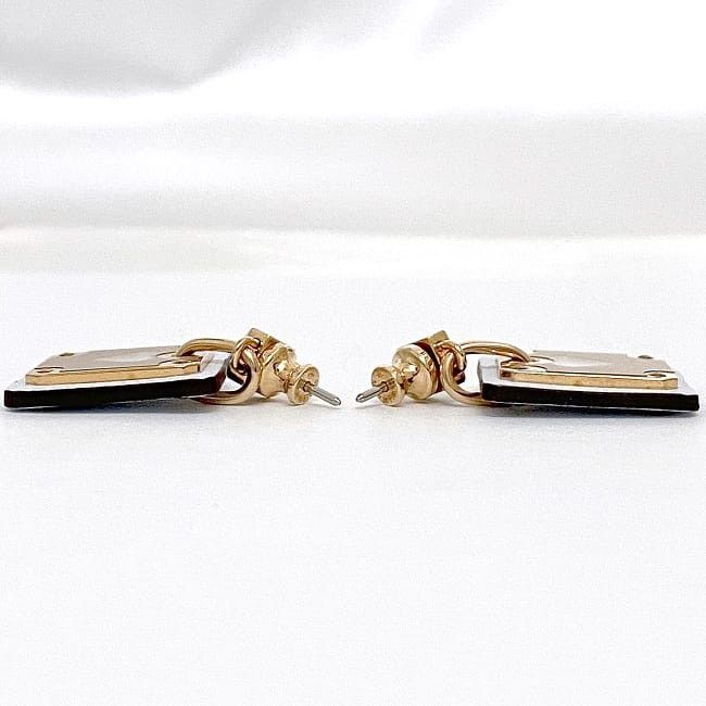 Hermes HERMES Earrings Pink Plated Size ONE SIZE - 3 Thumbnail