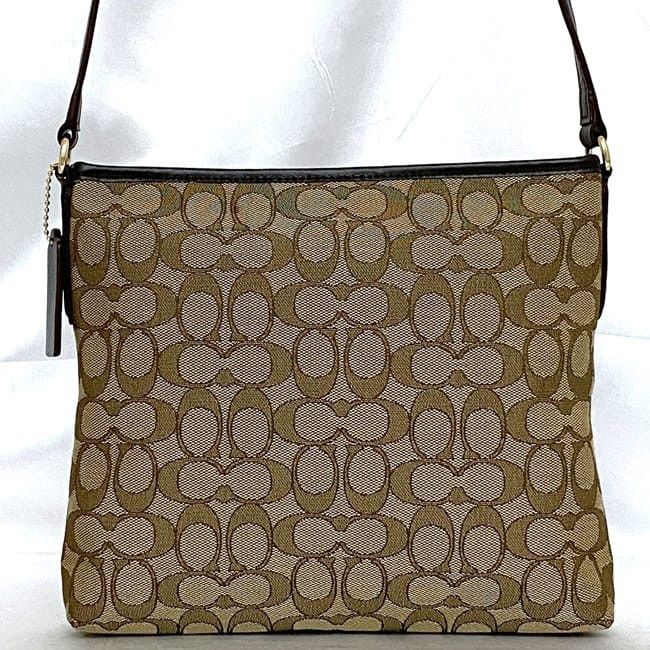 Coach COACH Shoulder Bag Neutrals Cotton Size ONE SIZE - 3 Thumbnail