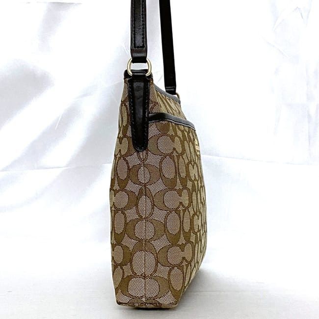 Coach COACH Shoulder Bag Neutrals Cotton Size ONE SIZE - 2 Thumbnail