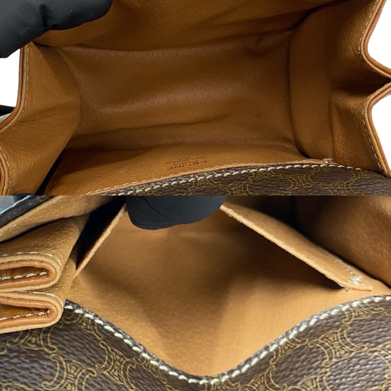 Celine Celine Shoulder Bag Brown Leather Size ONE SIZE - 9 Thumbnail