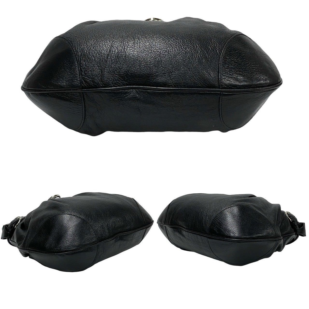 Salvatore Ferragamo Salvatore Ferragamo Tote Bag Black Leather Size ONE SIZE - 6 Thumbnail