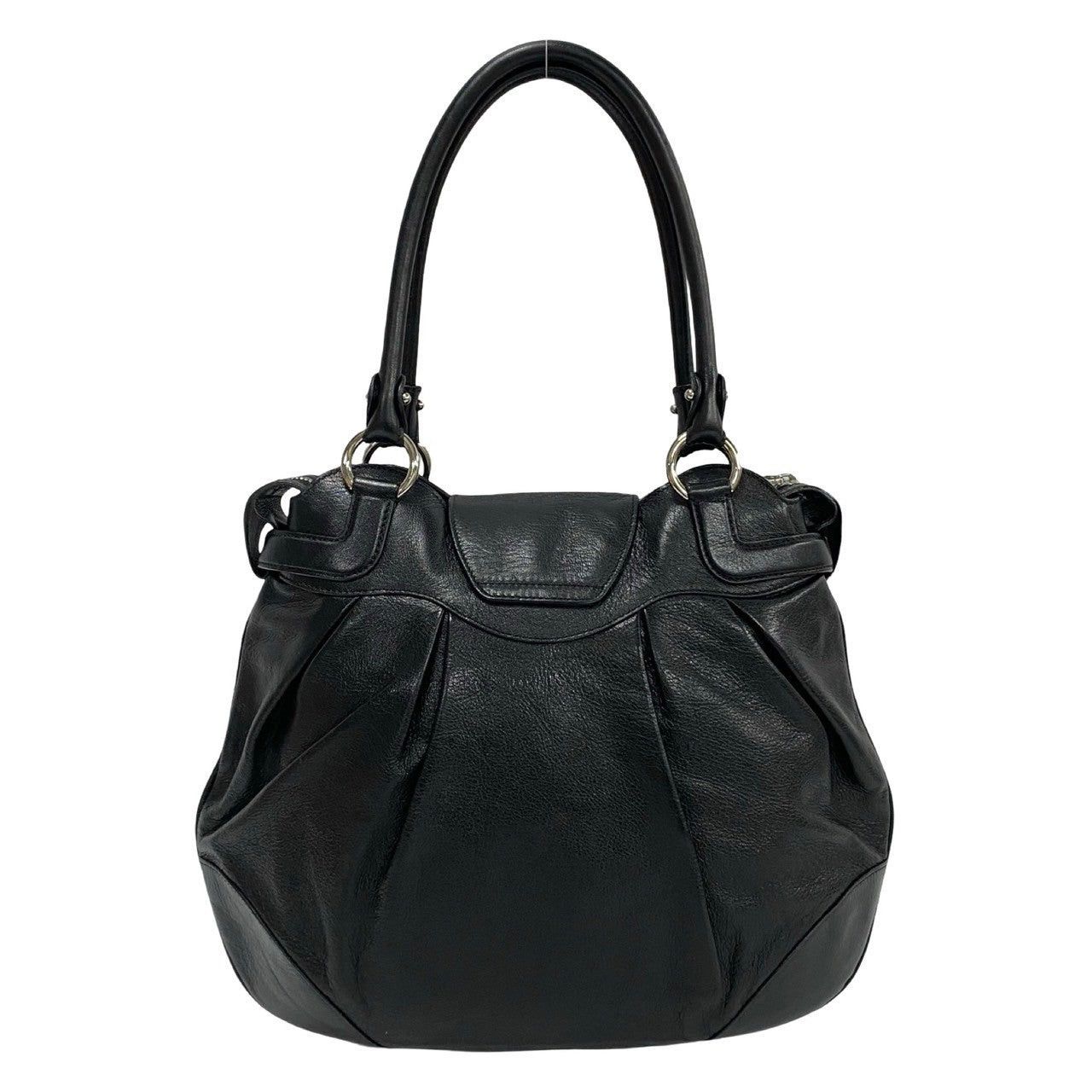 Salvatore Ferragamo Salvatore Ferragamo Tote Bag Black Leather Size ONE SIZE - 4 Thumbnail