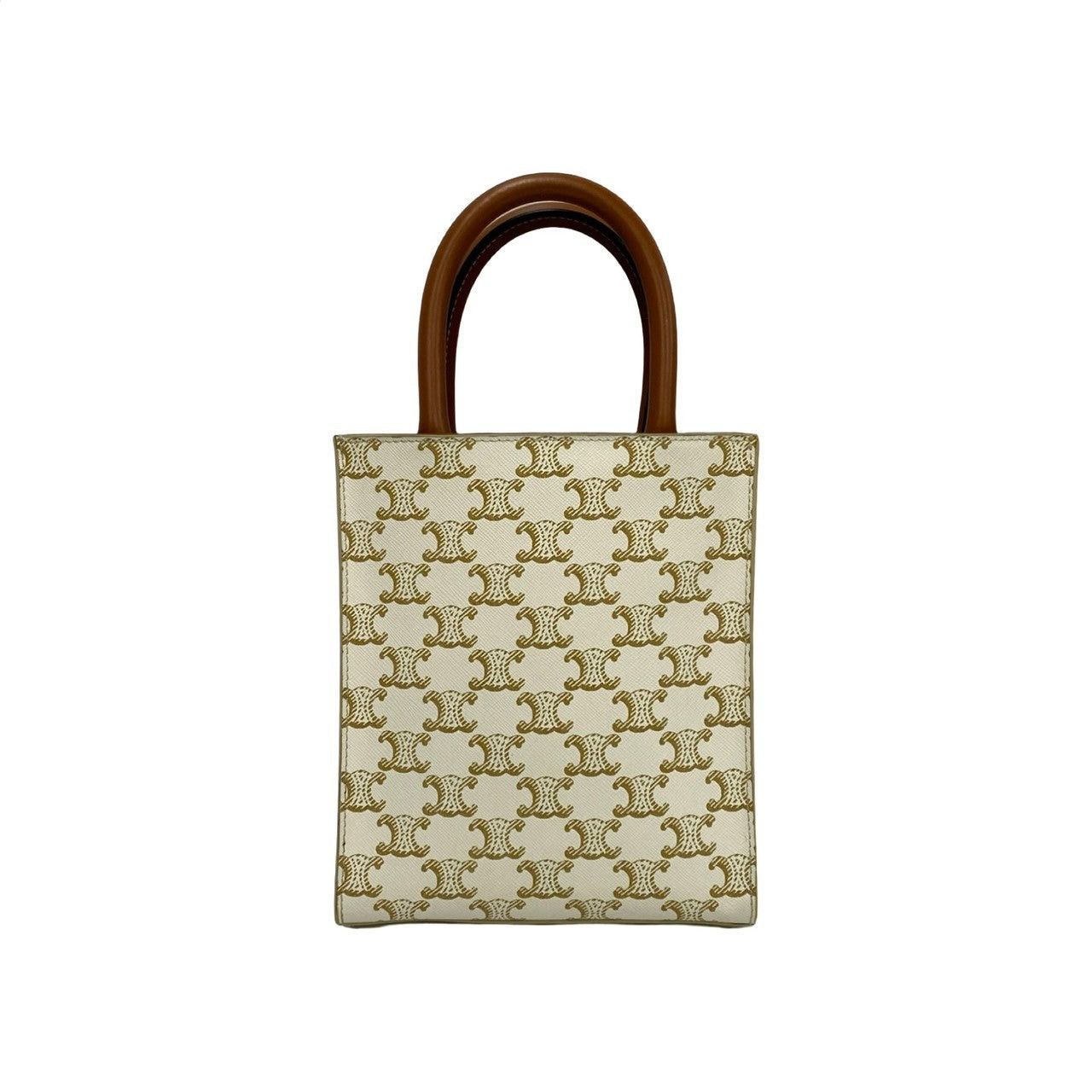 Celine Celine Shoulder Bag White Leather Size ONE SIZE - 4 Thumbnail
