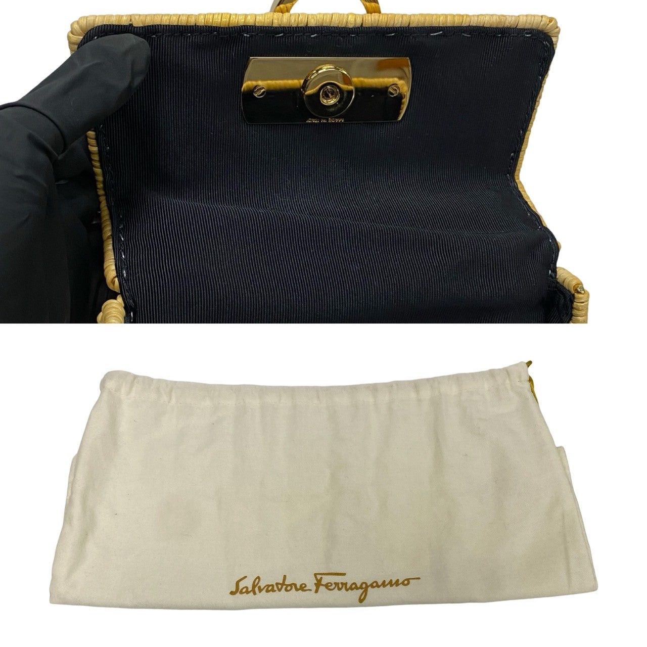 Salvatore Ferragamo Salvatore Ferragamo Handbag Neutrals Other Size ONE SIZE - 8 Thumbnail