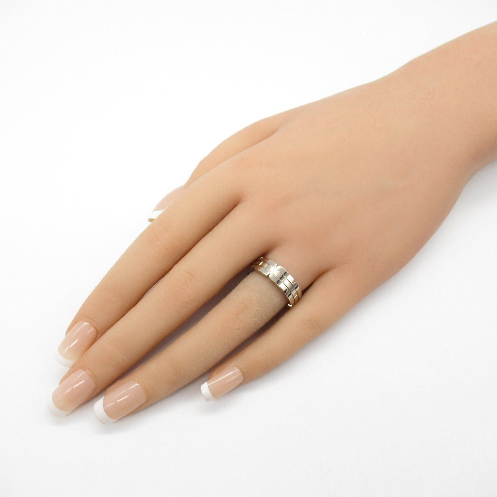 Cartier Cartier Tank Francaise Ring K18Wg (White Gold) Silver Size ONE SIZE - 7 Thumbnail