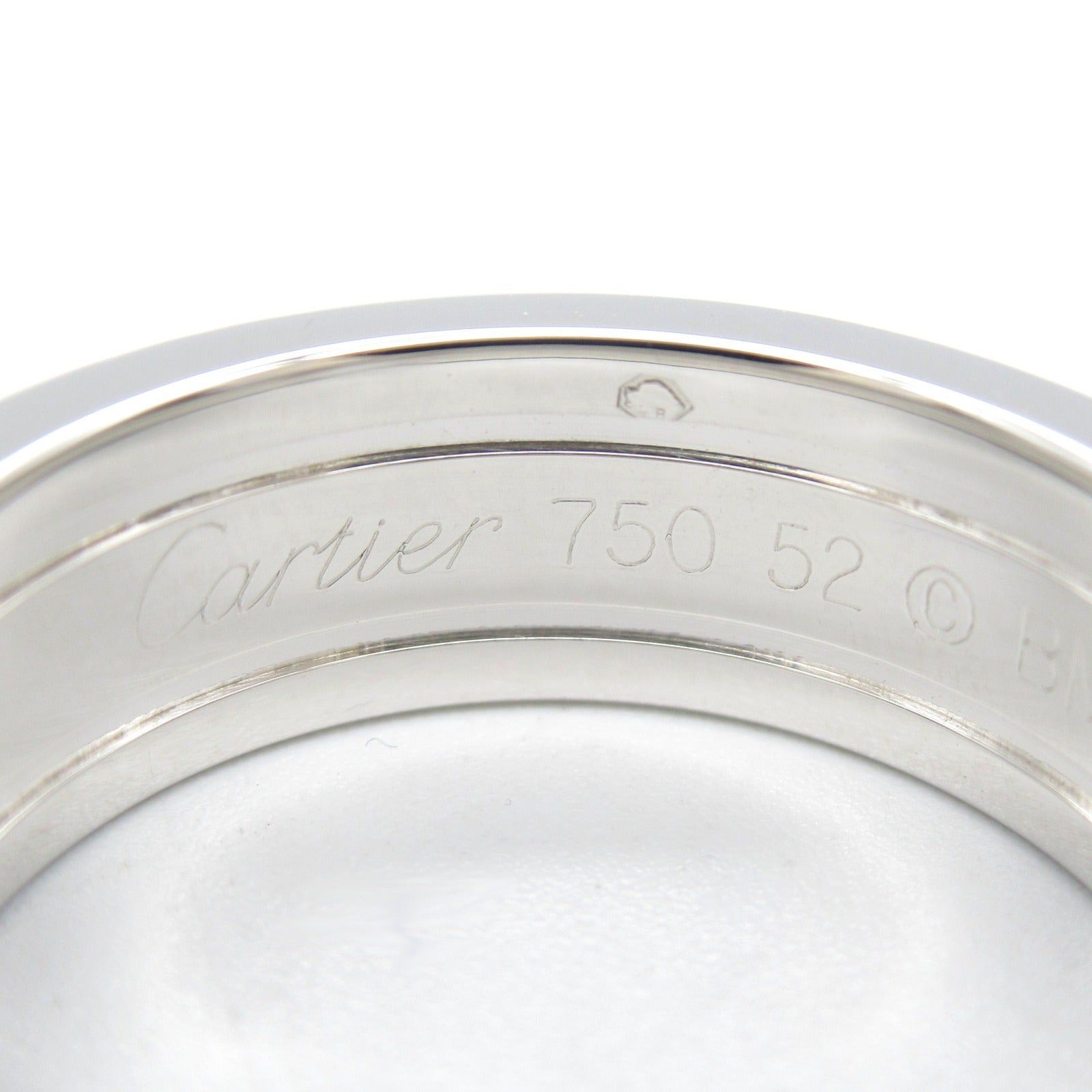 Cartier Cartier C2 Small Ring K18Wg (White Gold) Silver Size ONE SIZE - 4 Thumbnail