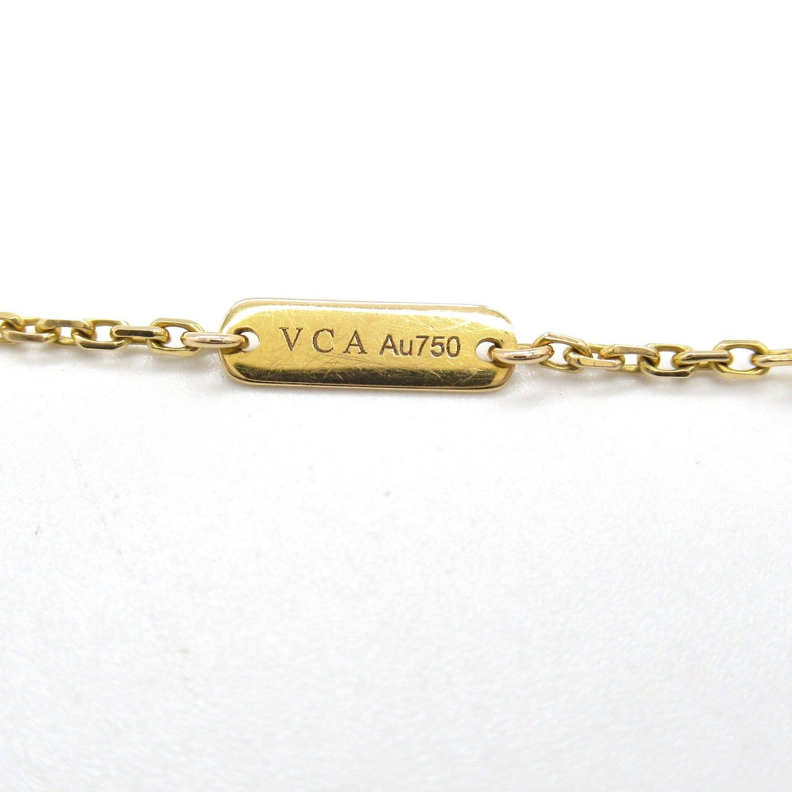 Van Cleef & Arpels Van Cleef Arpels Alhambra Necklace K18 (Yellow Gold) Diamond Onyx Black Clear Size ONE SIZE - 4 Thumbnail