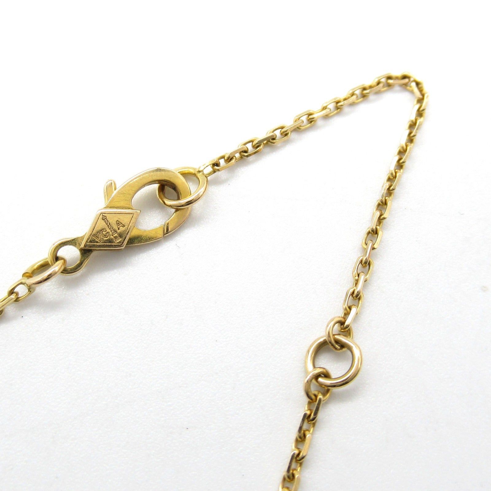 Van Cleef & Arpels Van Cleef Arpels Alhambra Necklace K18 (Yellow Gold) Diamond Onyx Black Clear Size ONE SIZE - 5 Thumbnail