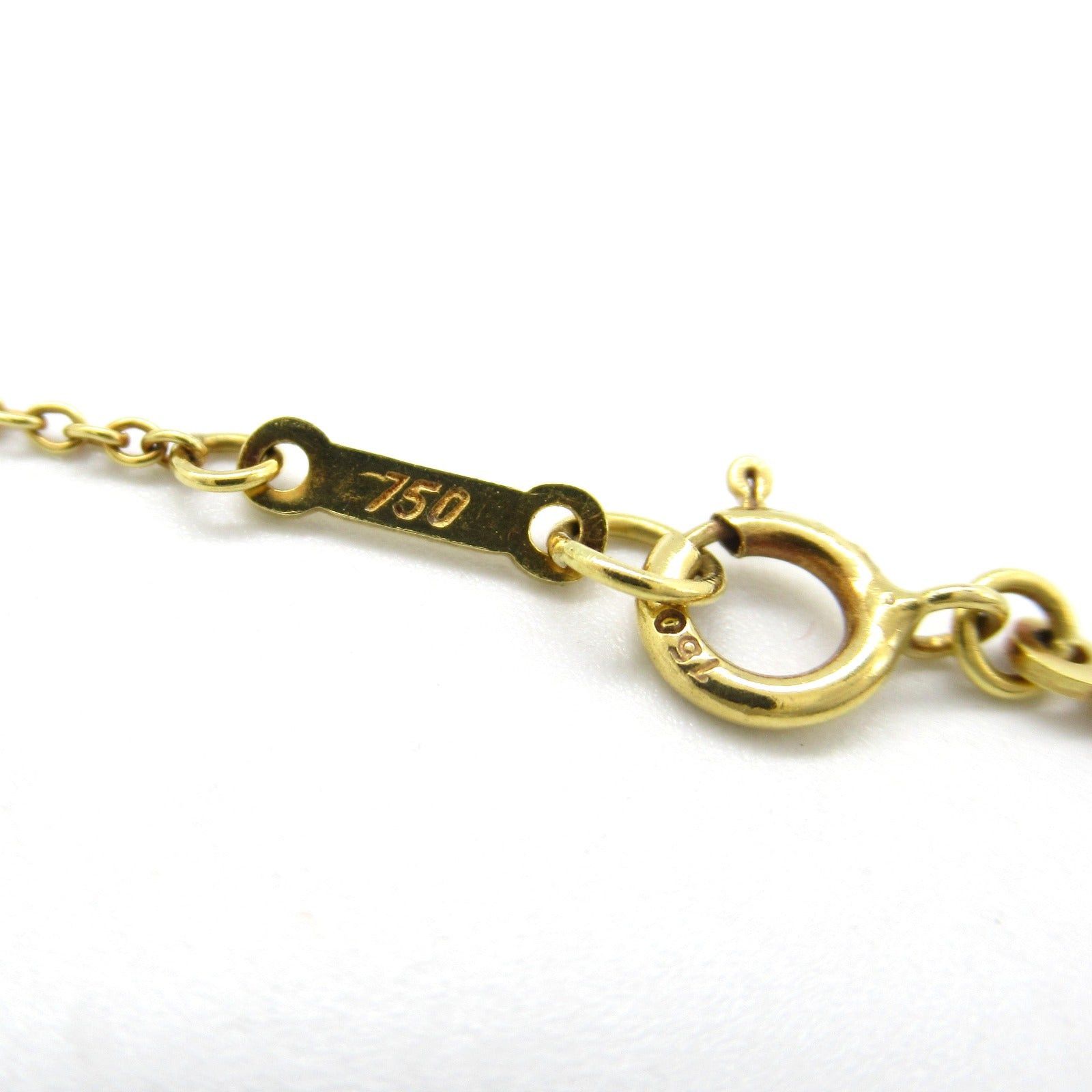 Tiffany & Co. Tiffany Co Open Heart Diamond Necklace K18 (Yellow Gold) Clear Size ONE SIZE - 5 Thumbnail
