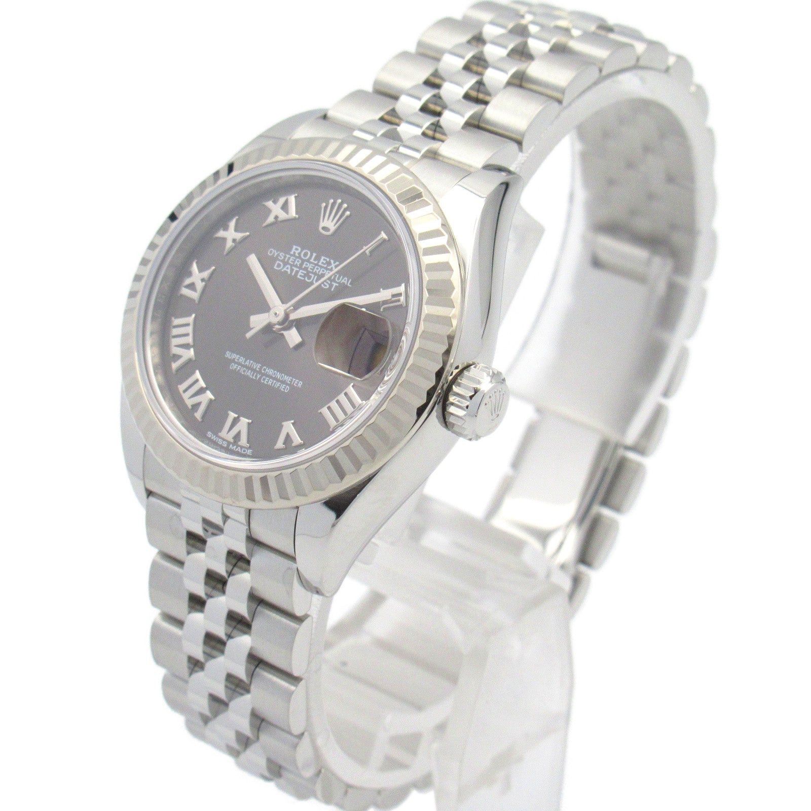 Rolex Rolex Datejust Random Number Women Watch Automatic Winding K18Wg (White Gold) Stainless Steel Gray Size ONE SIZE - 2 Thumbnail