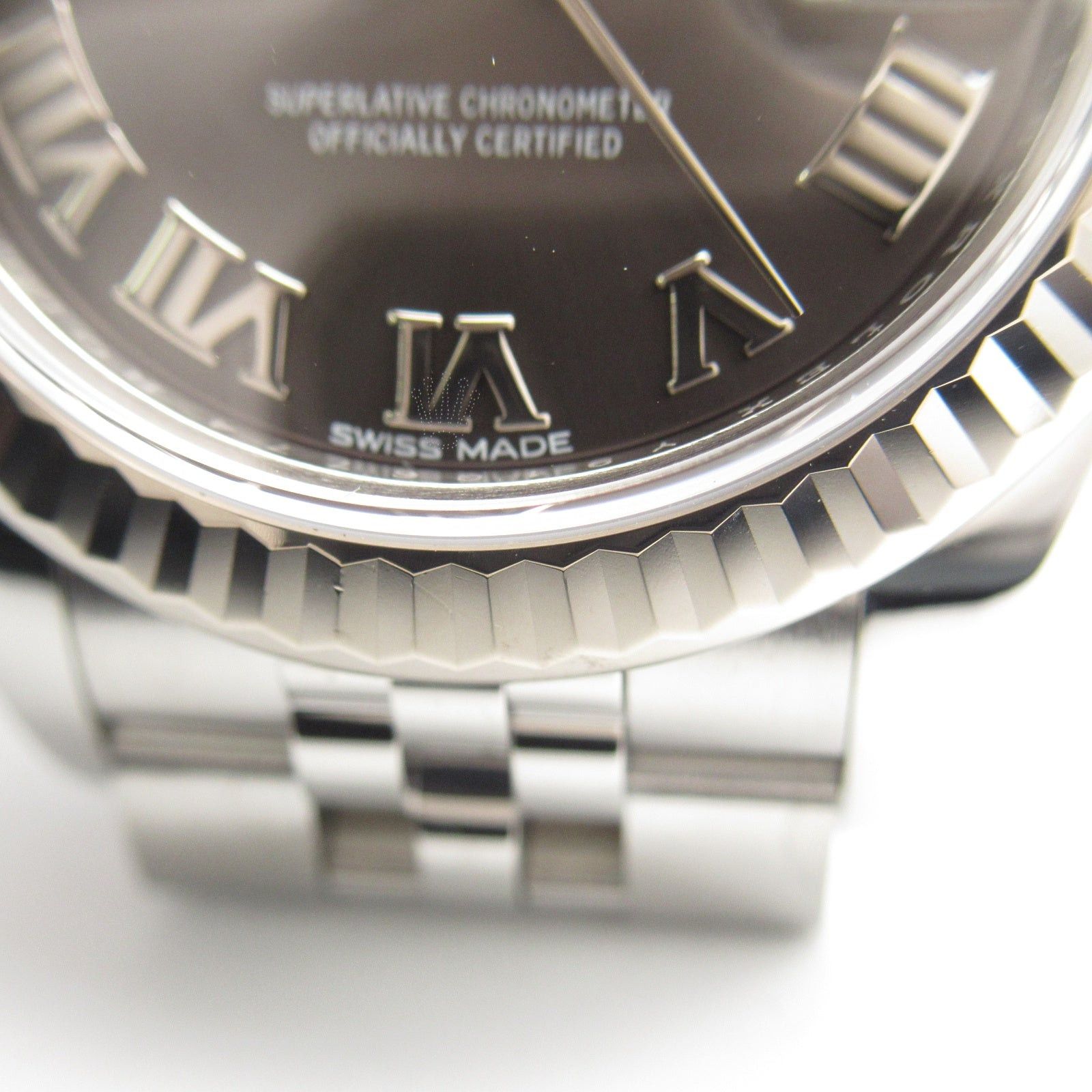 Rolex Rolex Datejust Random Number Women Watch Automatic Winding K18Wg (White Gold) Stainless Steel Gray Size ONE SIZE - 15 Thumbnail