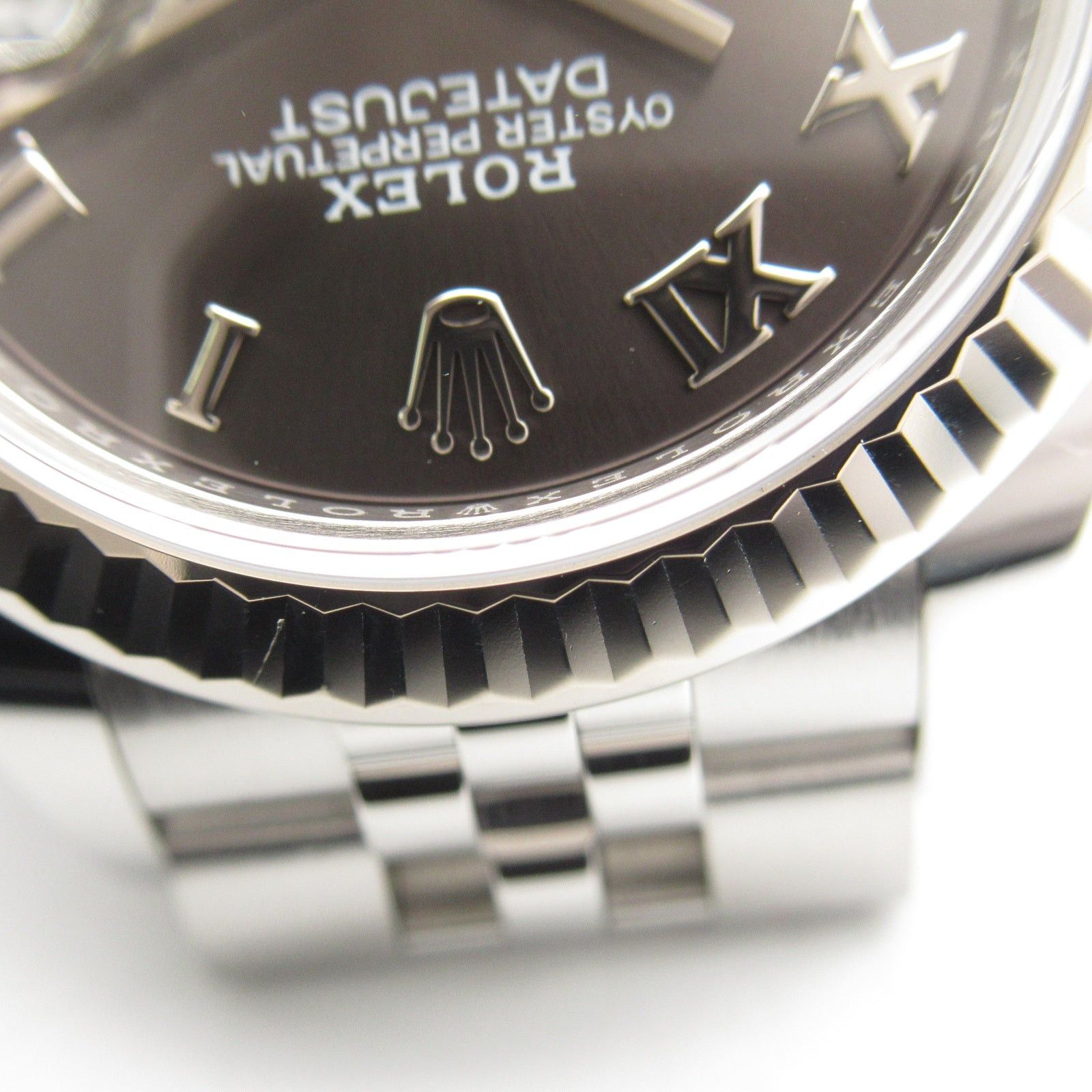 Rolex Rolex Datejust Random Number Women Watch Automatic Winding K18Wg (White Gold) Stainless Steel Gray Size ONE SIZE - 14 Thumbnail