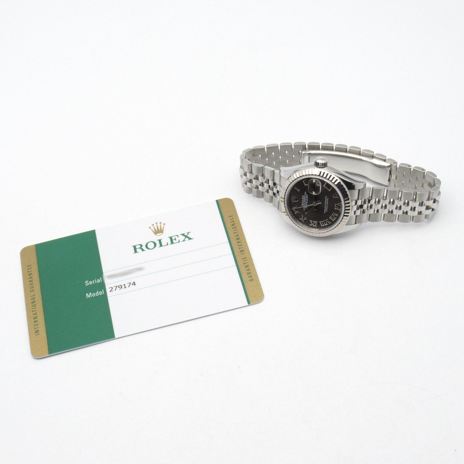 Rolex Rolex Datejust Random Number Women Watch Automatic Winding K18Wg (White Gold) Stainless Steel Gray Size ONE SIZE - 10 Thumbnail