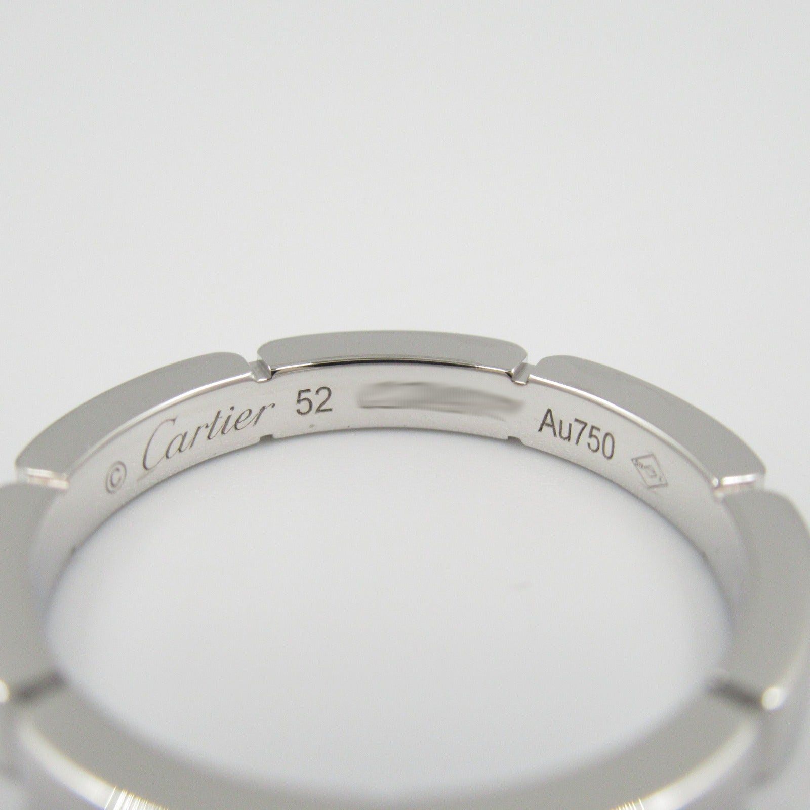 Cartier Cartier Mailon Panthère Half Diamond Ring K18Wg (White Gold) Clear Size ONE SIZE - 4 Thumbnail