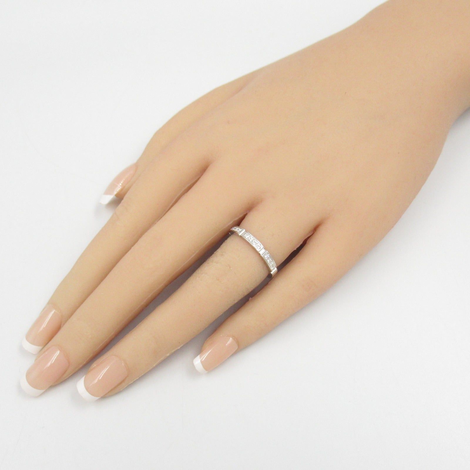 Cartier Cartier Mailon Panthère Half Diamond Ring K18Wg (White Gold) Clear Size ONE SIZE - 8 Thumbnail
