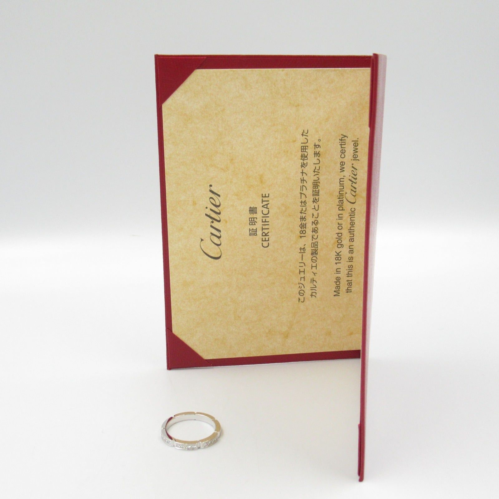 Cartier Cartier Mailon Panthère Half Diamond Ring K18Wg (White Gold) Clear Size ONE SIZE - 7 Thumbnail
