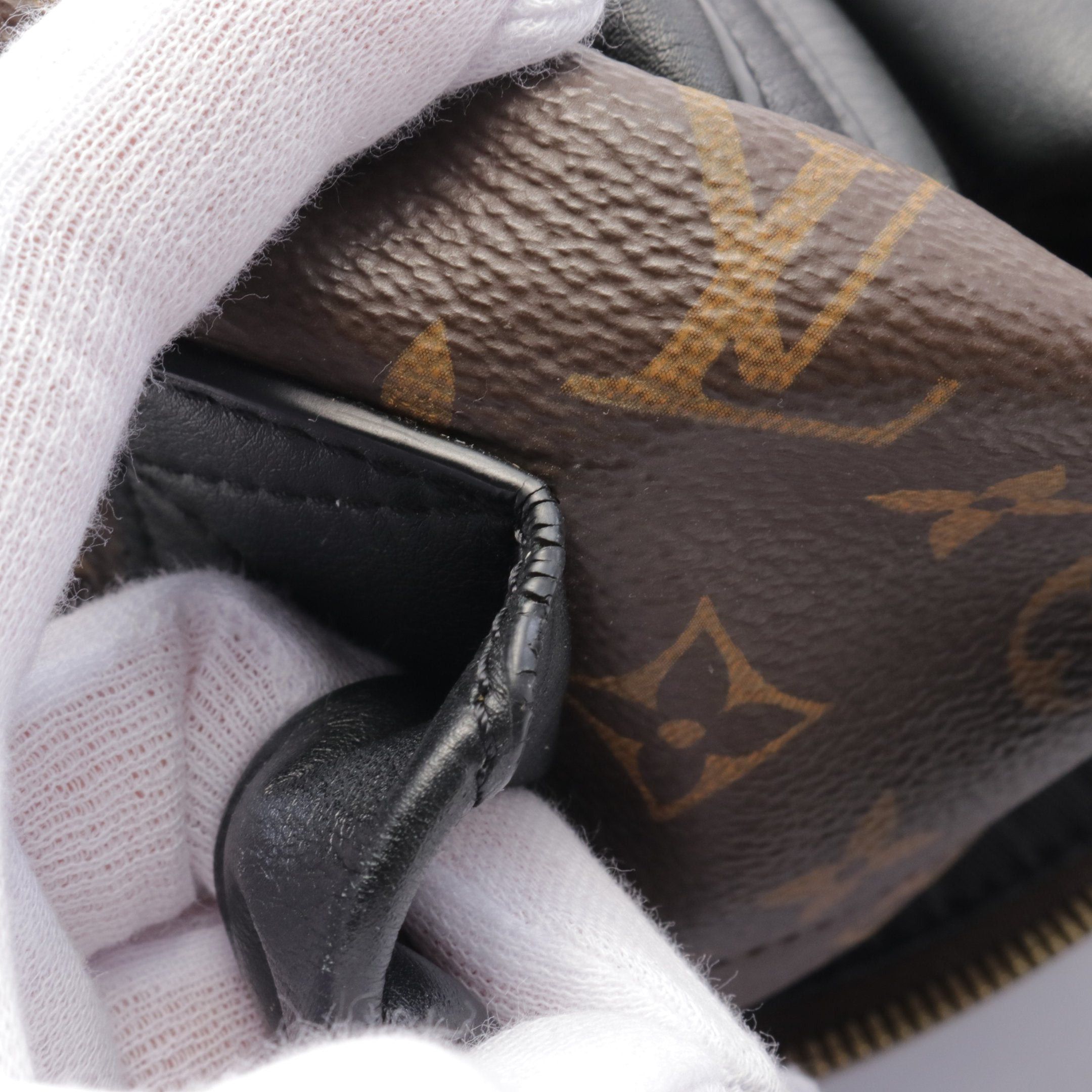 Louis Vuitton Louis Vuitton Palm Springs Backpack Mm Monogram Rucksack Leather Brown Black Size ONE SIZE - 7 Thumbnail