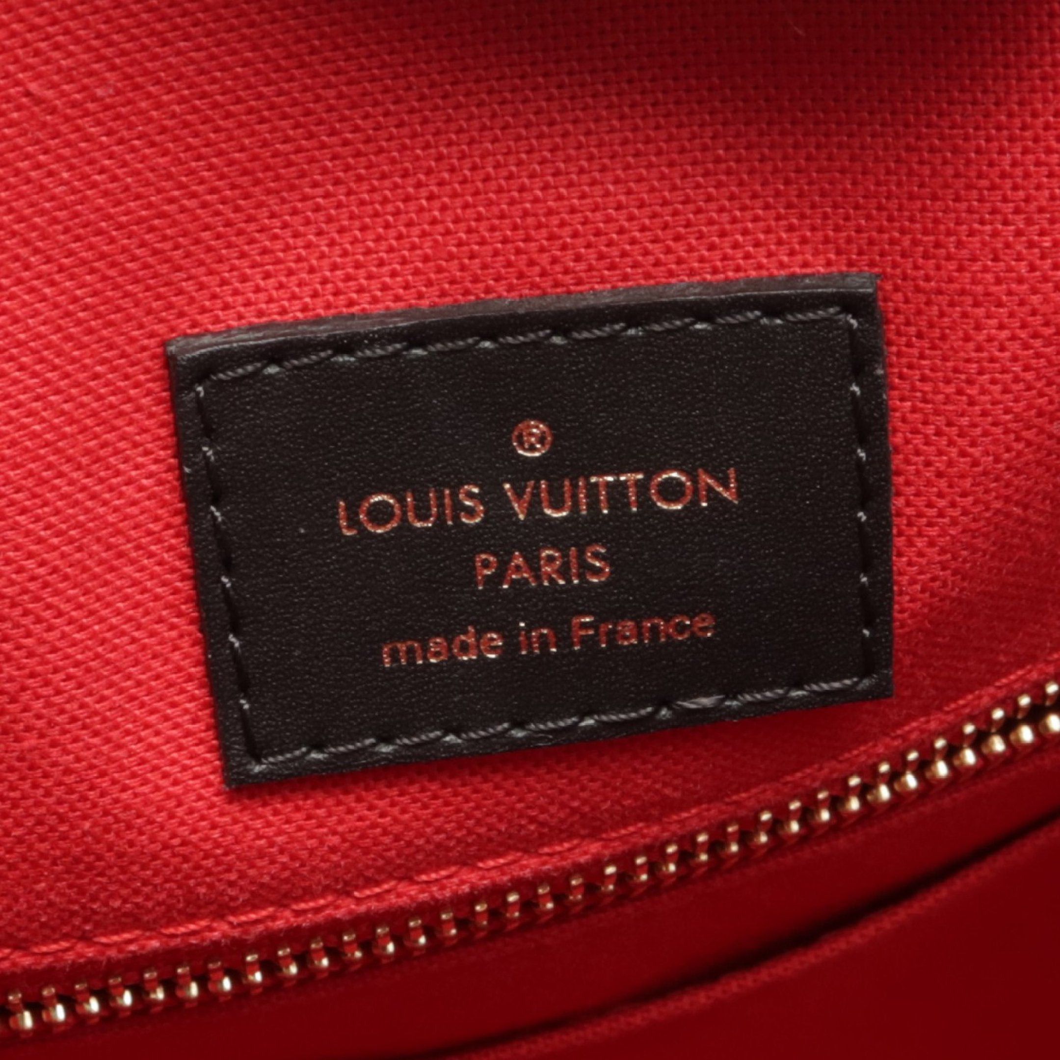 Louis Vuitton Louis Vuitton On-The-Go Mm Monogram Giant Reverse Shoulder Bag Tote Leather Brown Beige Size ONE SIZE - 4 Thumbnail
