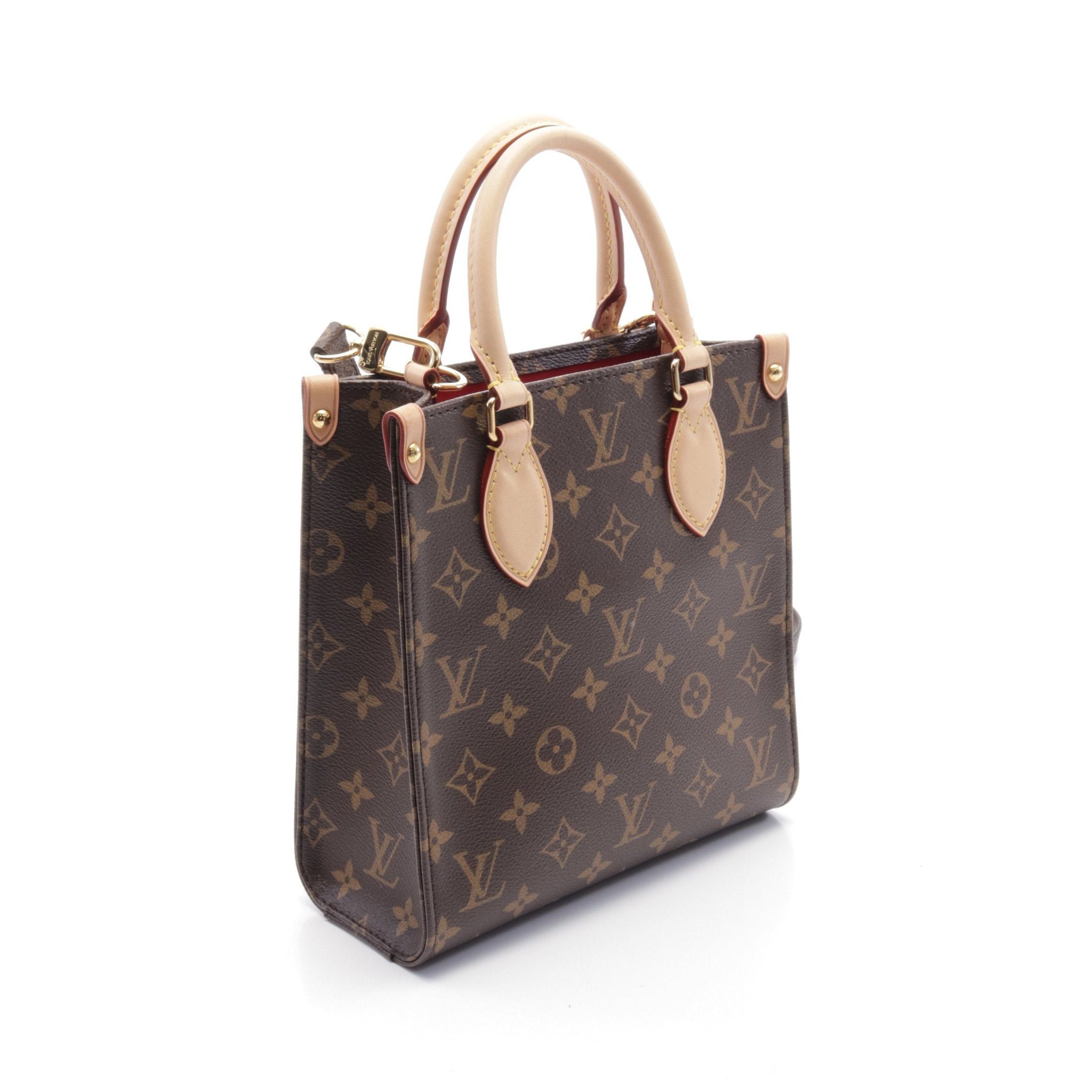 Louis Vuitton Louis Vuitton Sacpla Bb Monogram Handbag Leather Brown Size ONE SIZE - 2 Thumbnail