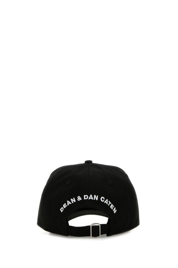 Dsquared2 Black Cotton Baseball Cap Size ONE SIZE - 5 Thumbnail
