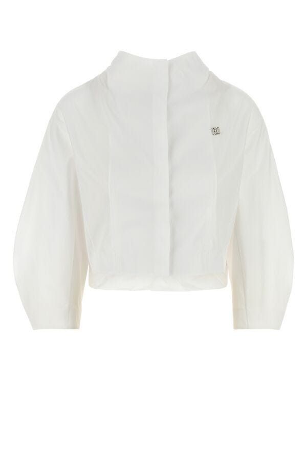 Givenchy White Poplin Shirt Size S / US 4 / IT 40 - 3 Thumbnail