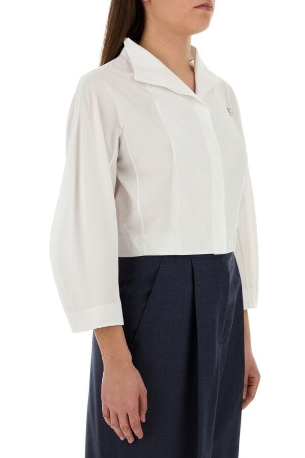 Givenchy White Poplin Shirt Size S / US 4 / IT 40 - 5 Thumbnail