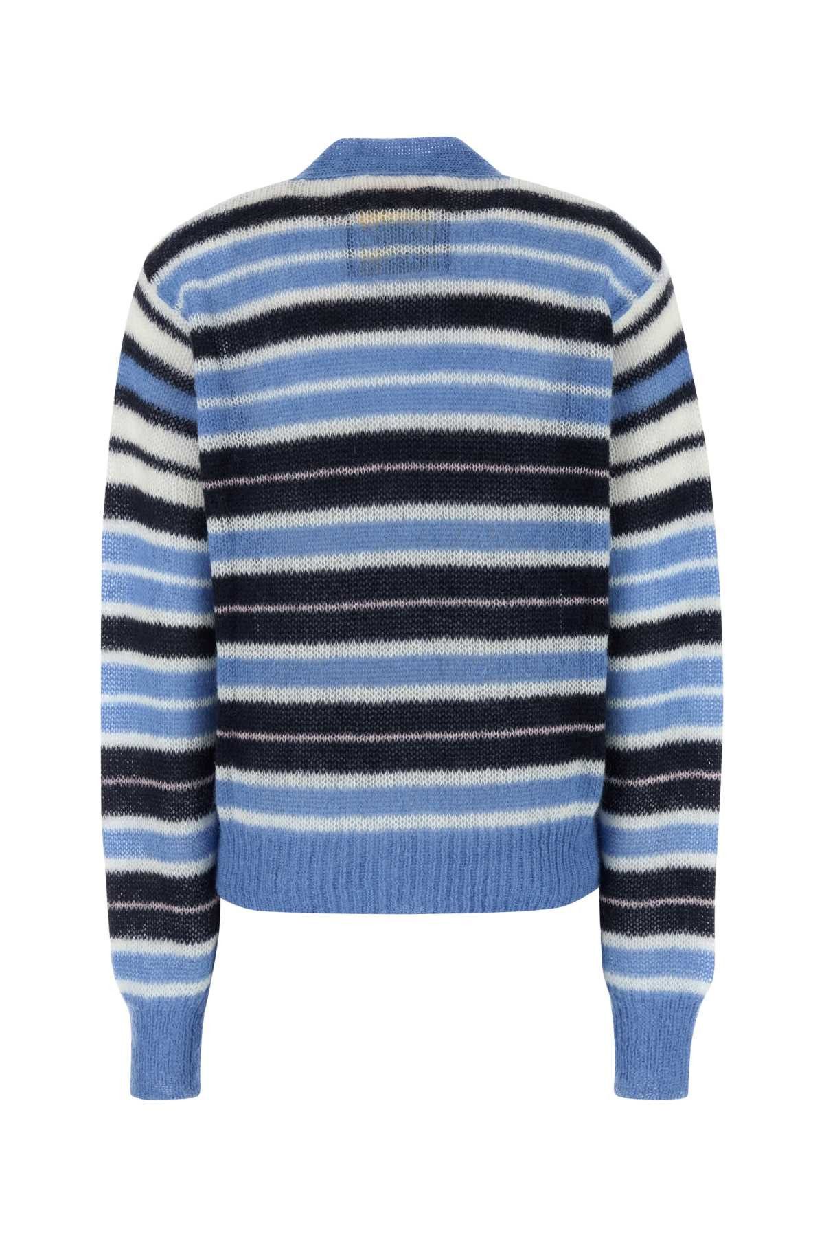Marni Multicolor Mohair Blend Cardigan Size XS / US 0-2 / IT 36-38 - 2 Thumbnail