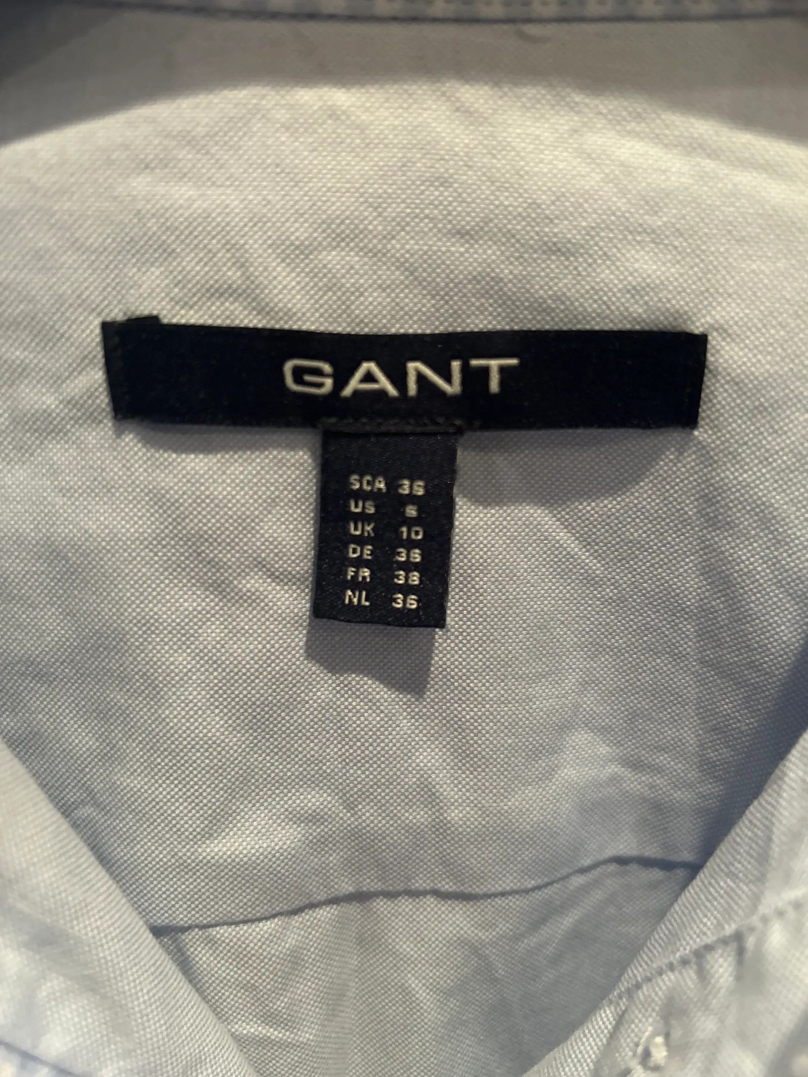 Gant Gant Stretch Oxford Solid Shirt Size XS / US 0-2 / IT 36-38 - 2 Thumbnail