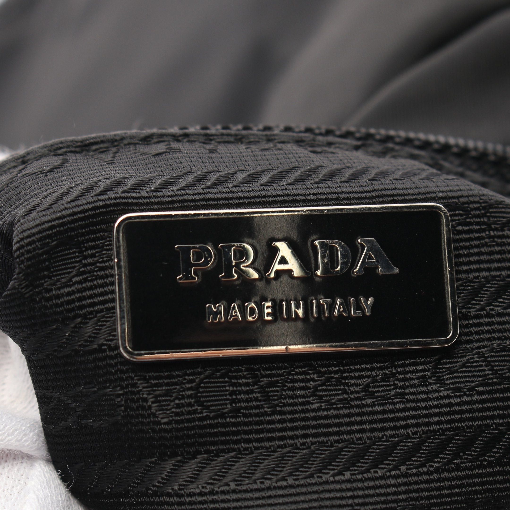Prada Prada Shoulder Bag Nylon Leather Black Prada Logo Plate Size ONE SIZE - 4 Thumbnail