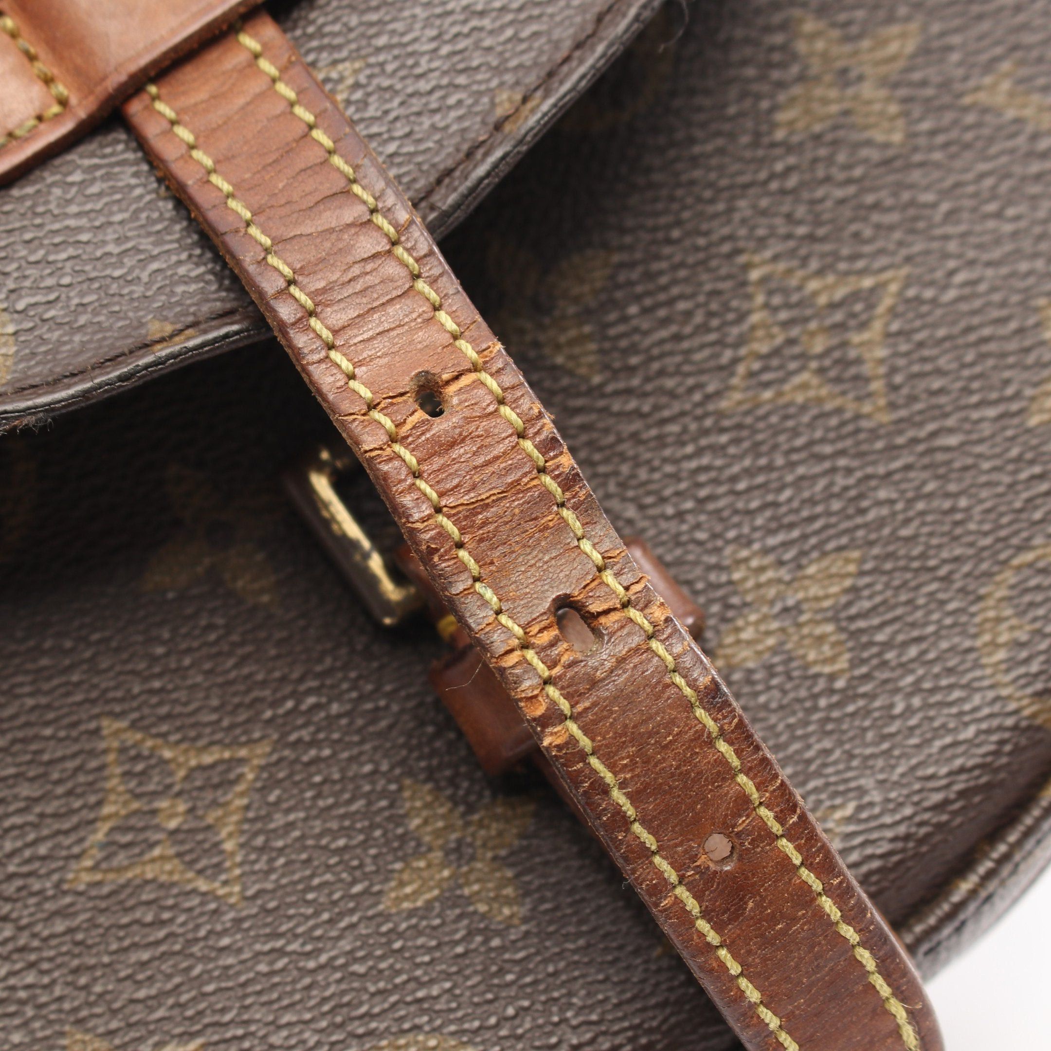 Louis Vuitton Louis Vuitton Shanti Mm Monogram Shoulder Bag Leather Brown Size ONE SIZE - 8 Thumbnail