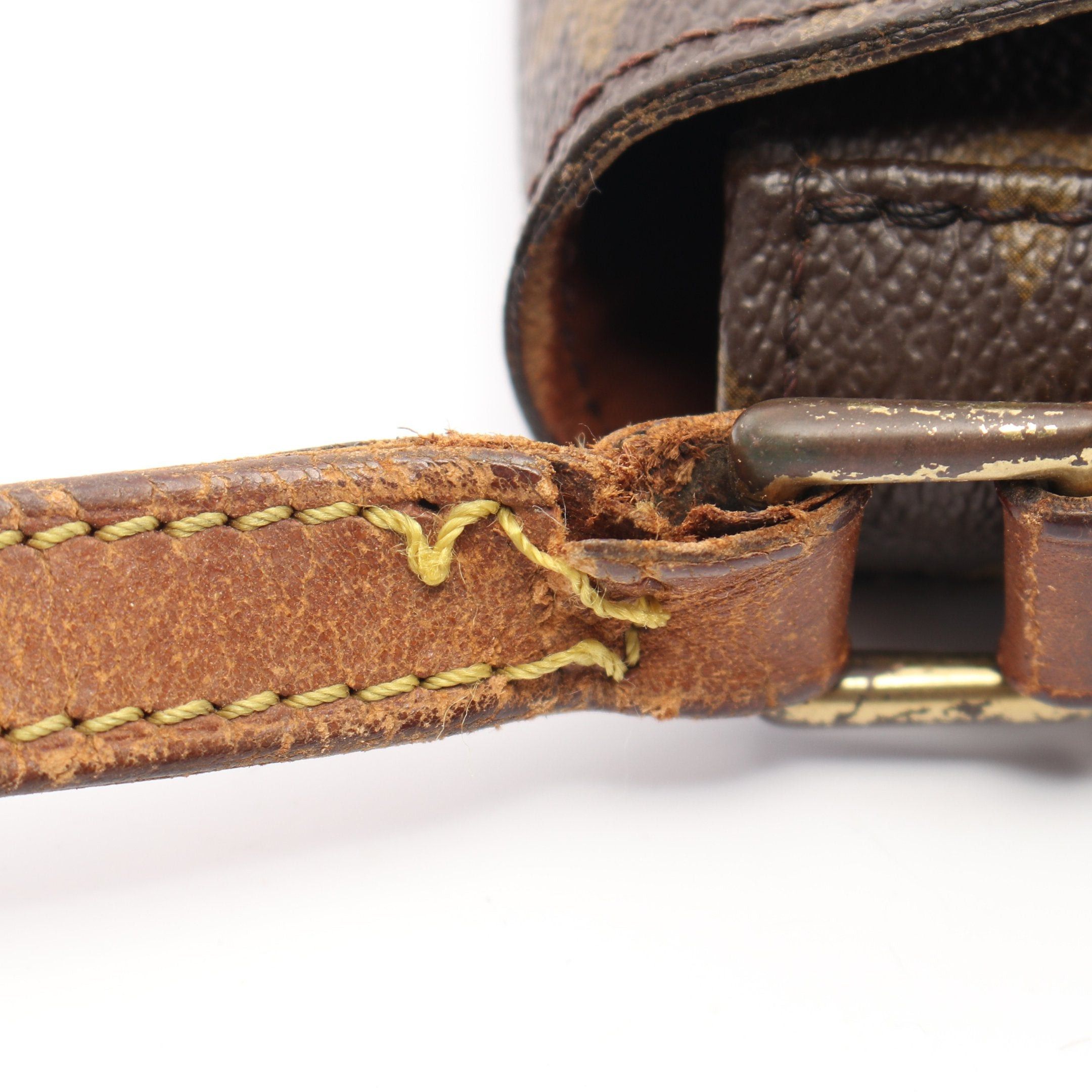 Louis Vuitton Louis Vuitton Shanti Mm Monogram Shoulder Bag Leather Brown Size ONE SIZE - 7 Thumbnail