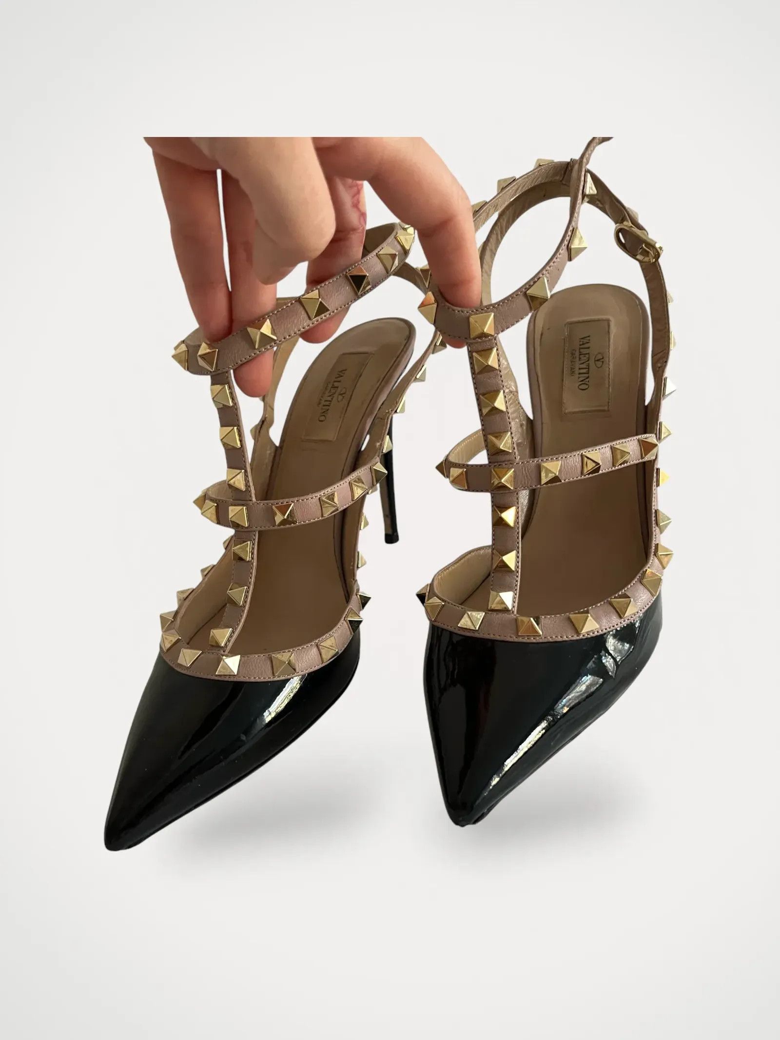 Valentino Valentino Garavani Rockstud Heels Size US 9.5 / IT 39.5 - 2 Thumbnail