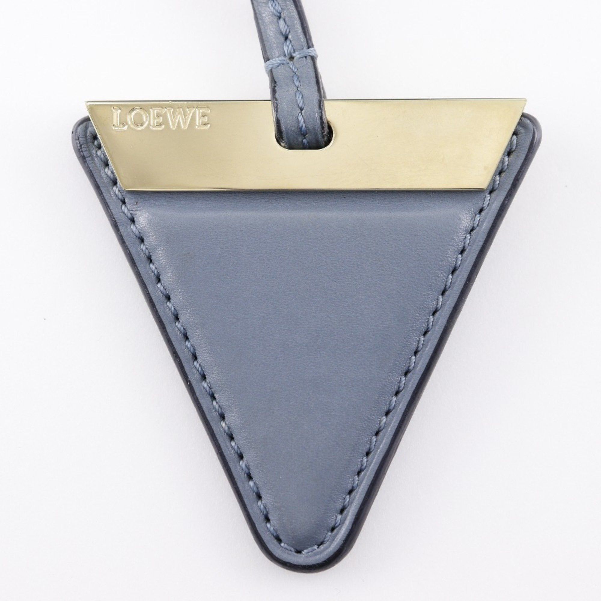 Loewe LOEWE Barcelona Shoulder Bag Small Calf Stone Blue Light Flap Women's Size ONE SIZE - 17 Thumbnail