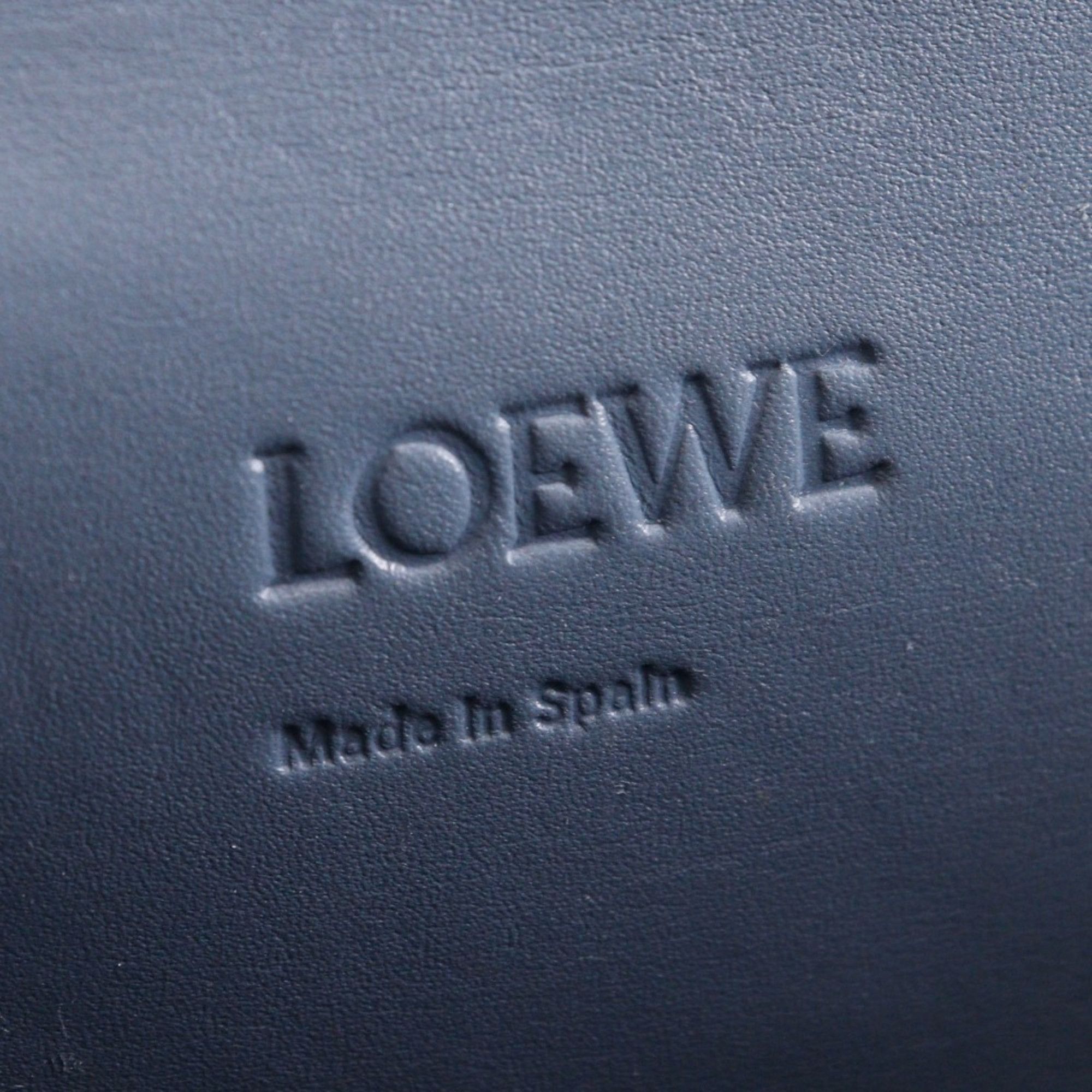 Loewe LOEWE Barcelona Shoulder Bag Small Calf Stone Blue Light Flap Women's Size ONE SIZE - 18 Thumbnail