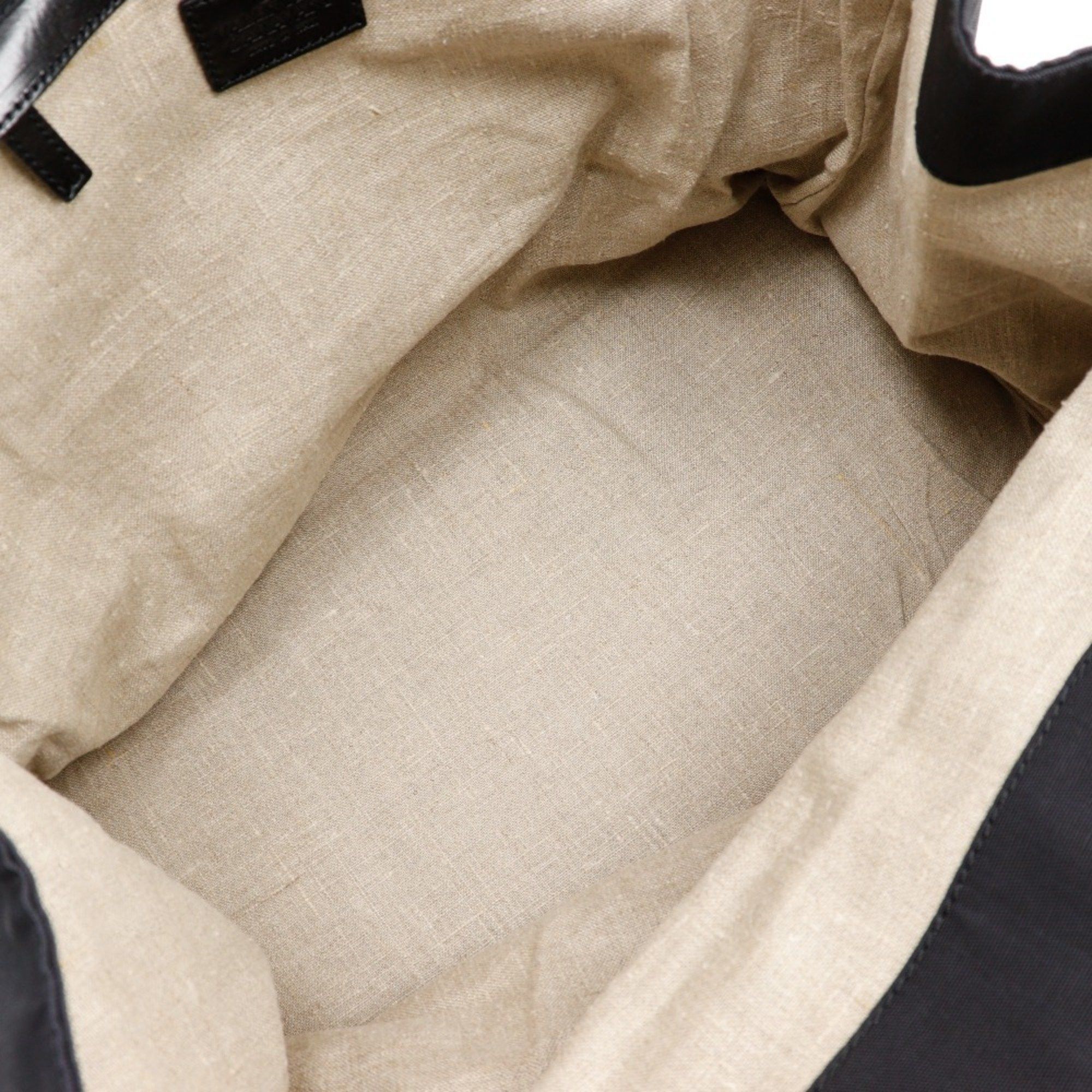Valentino Valentino Garavani Tote Bag Nylon Canvas Black Unisex Size ONE SIZE - 7 Thumbnail