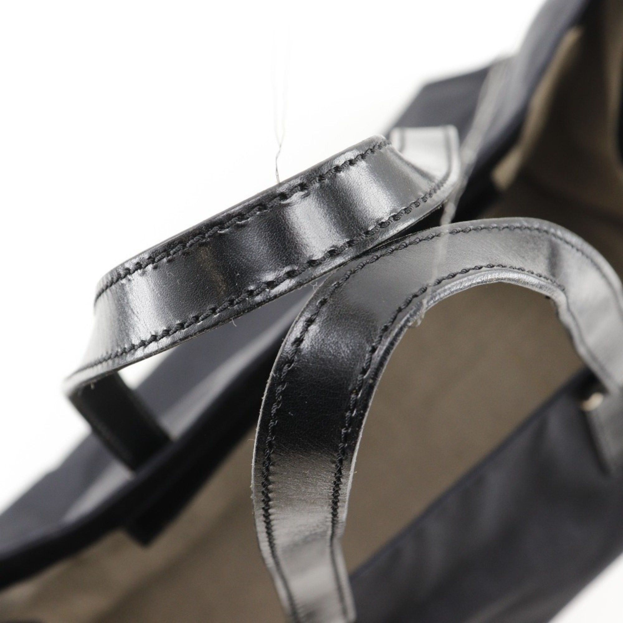 Valentino Valentino Garavani Tote Bag Nylon Canvas Black Unisex Size ONE SIZE - 6 Thumbnail