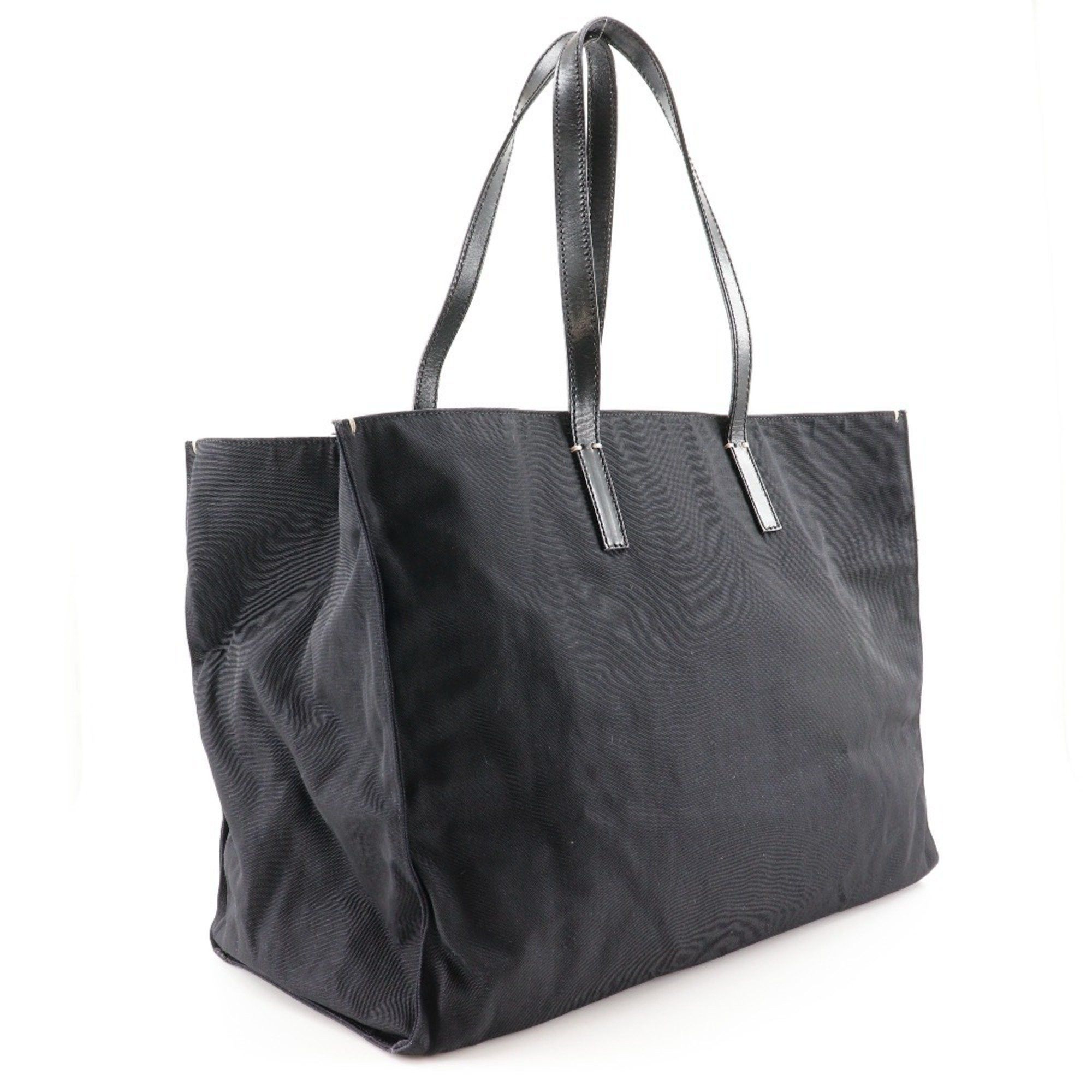 Valentino Valentino Garavani Tote Bag Nylon Canvas Black Unisex Size ONE SIZE - 3 Thumbnail