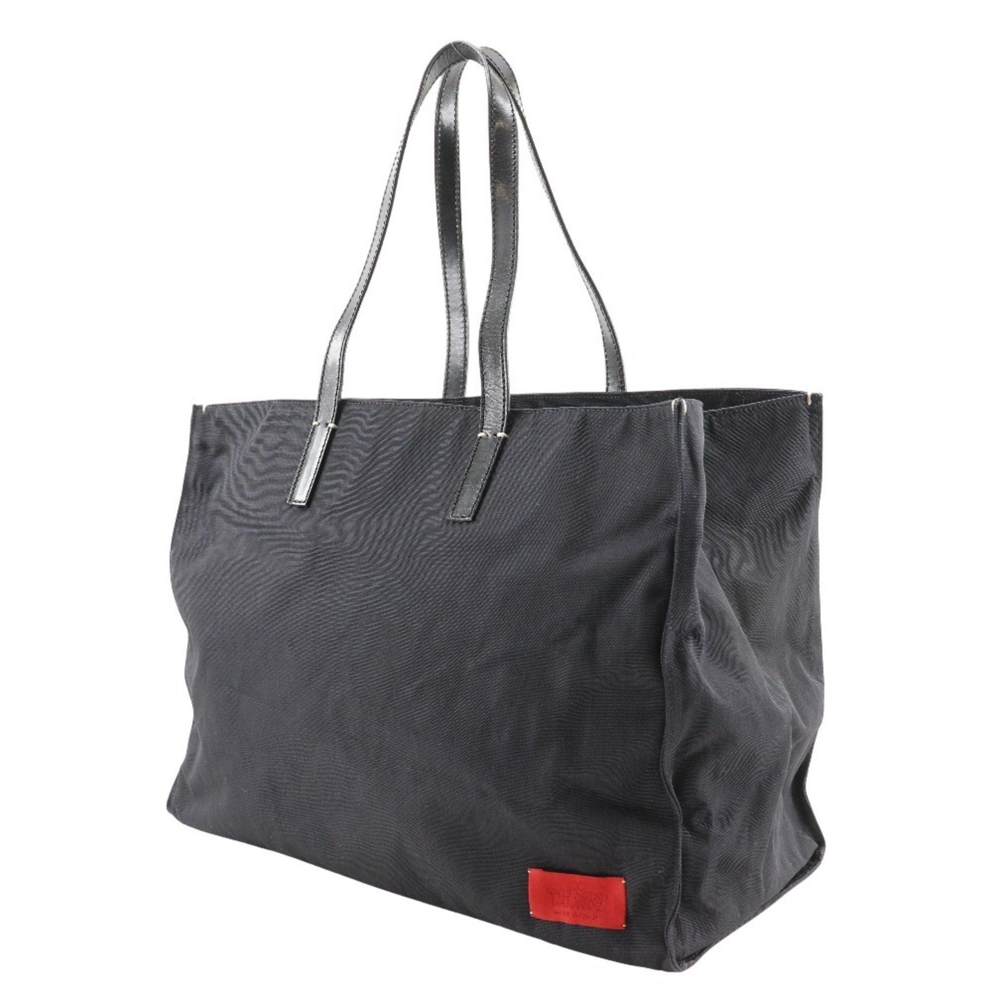Valentino Valentino Garavani Tote Bag Nylon Canvas Black Unisex Size ONE SIZE - 2 Thumbnail