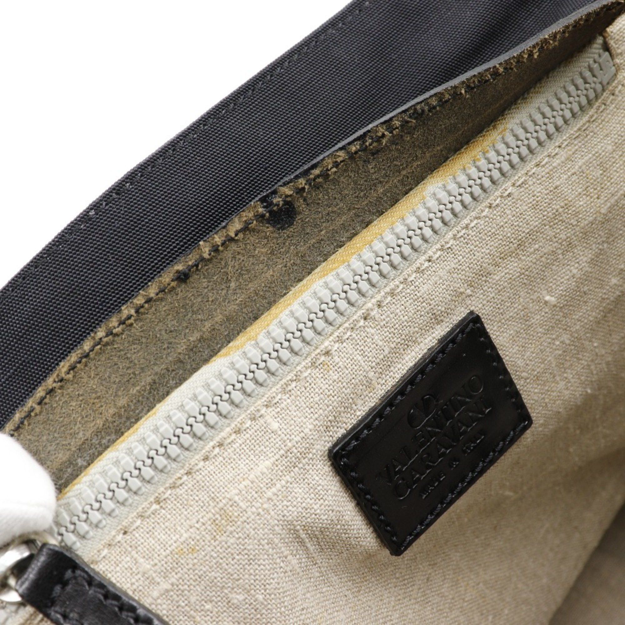 Valentino Valentino Garavani Tote Bag Nylon Canvas Black Unisex Size ONE SIZE - 11 Thumbnail
