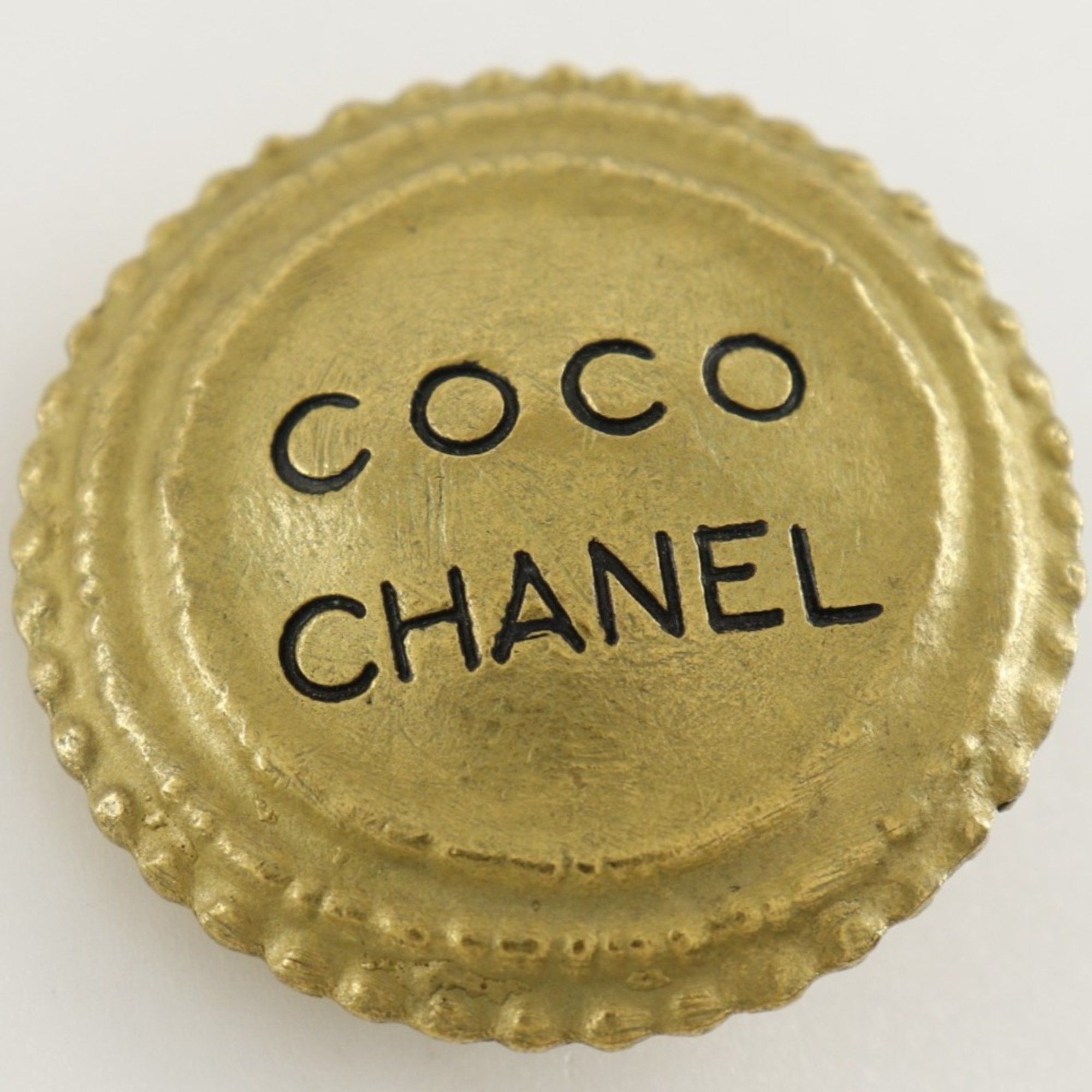 Chanel Chanel COCO Earrings, Gold Plated, 1994, 94P, Approx. 28.0g, logo, Women's Size ONE SIZE - 5 Thumbnail