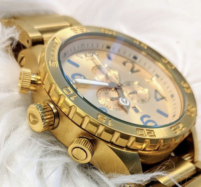 51-30 Chrono Watch | All Gold / Black | Men's Stainless