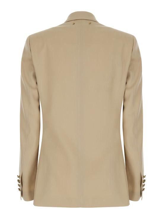Golden Goose GOLDEN GOOSE Women Suit Jackets GWP00829P00126715272 Beige Size S / US 4 / IT 40 - 2 Thumbnail