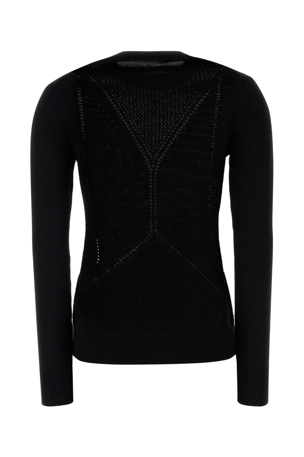 Jil Sander Black Wool Blend Sweater Size M / US 6-8 / IT 42-44 - 2 Thumbnail