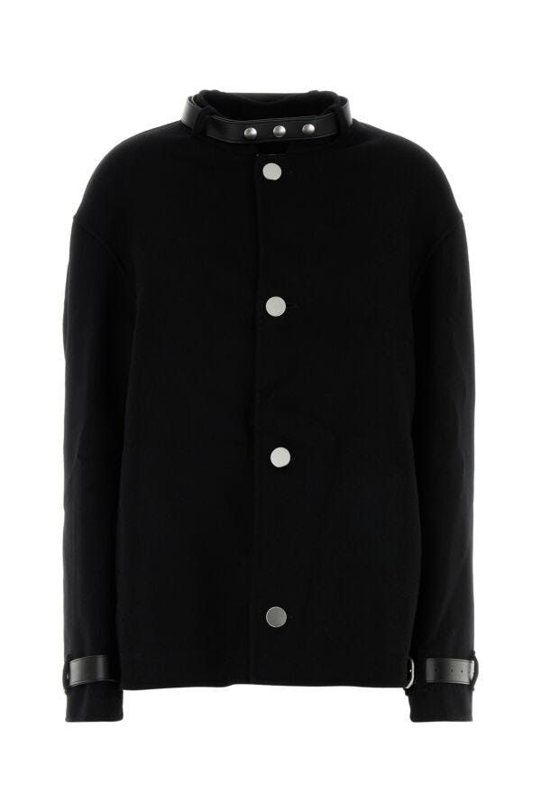 Jil Sander Black Cashmere Coat Size S / US 4 / IT 40 - 3 Thumbnail
