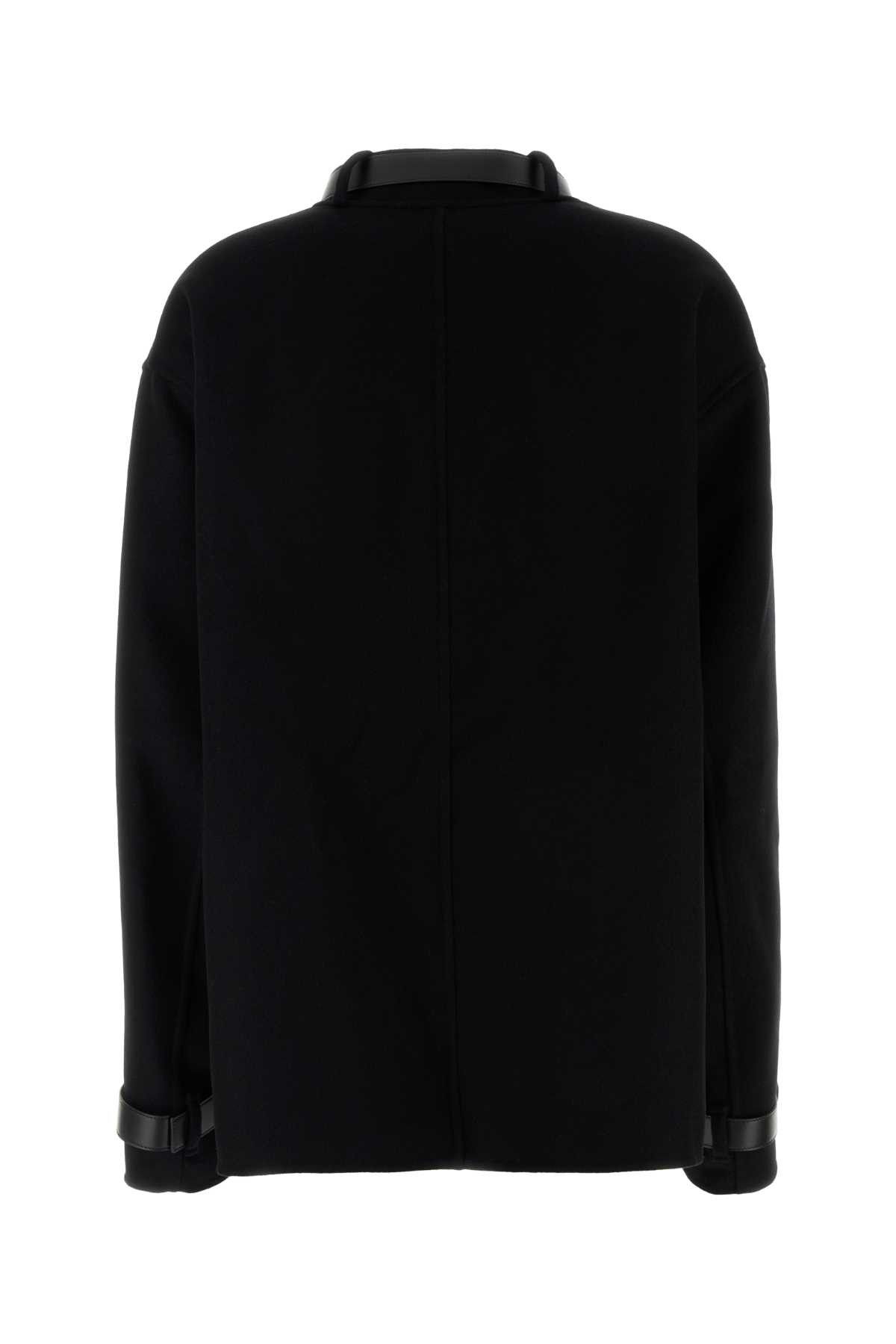 Jil Sander Black Cashmere Coat Size S / US 4 / IT 40 - 2 Thumbnail