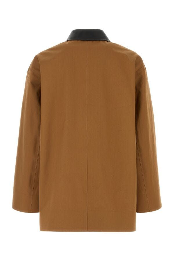Jil Sander Caramel Cotton Trench Coat Size US M / EU 48-50 / 2 - 4 Thumbnail