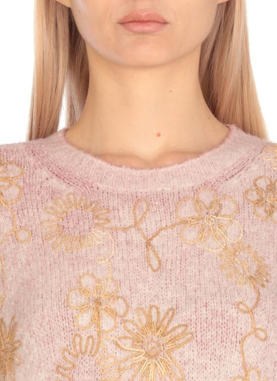 Avant Toi AVANT TOI Women Sweater 225SD1640BOTRV H V01066 Pink Size S / US 4 / IT 40 - 5 Thumbnail